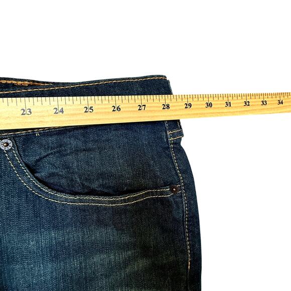 Levis 541 Athletic Taper Jeans Mens 56x32 Big Tall Dark Wash Blue Stretch NWT - Picture 3 of 9